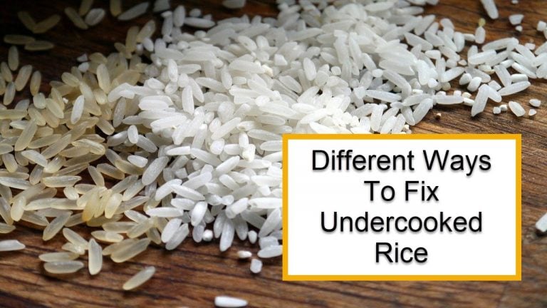 7 Different Ways To Fix Undercooked Rice