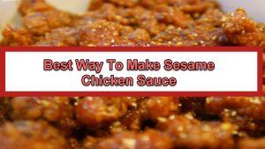 Sesame Chicken Sauce