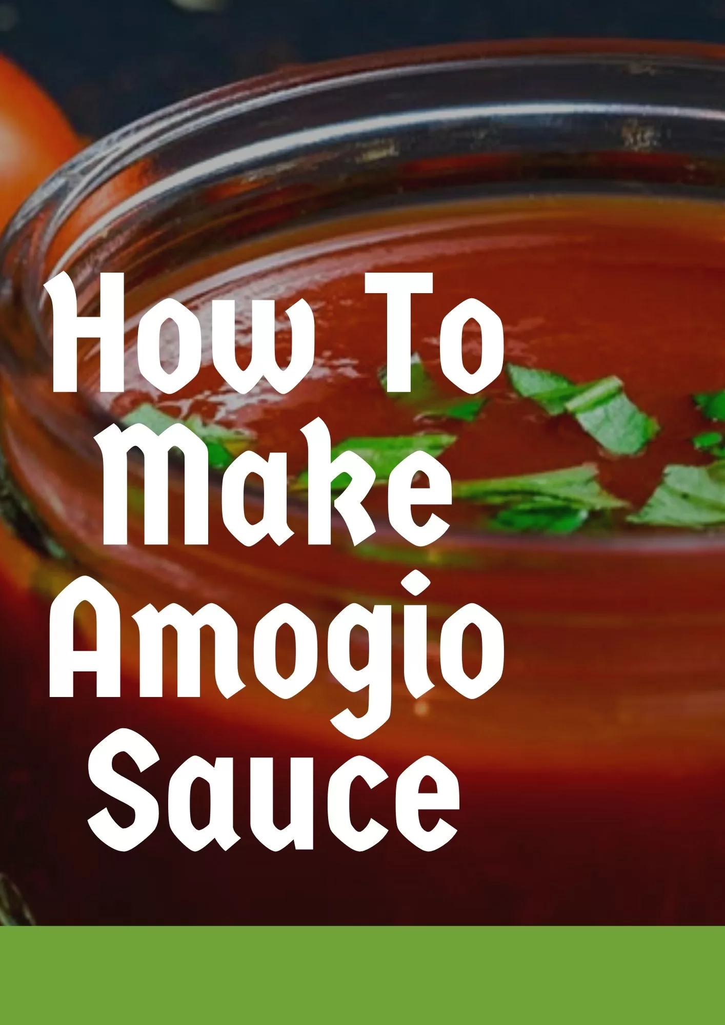 amogio sauce