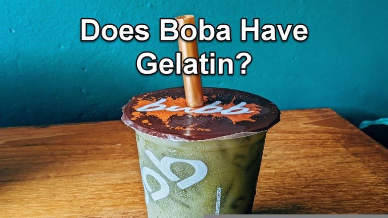 Does Boba Have Gelatin?