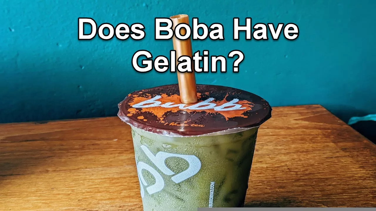 Does Boba Have Gelatin