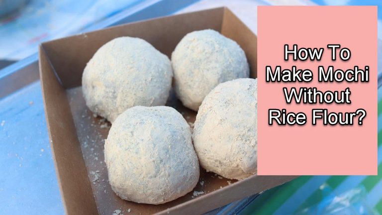 How To Make Mochi Without Rice Flour?