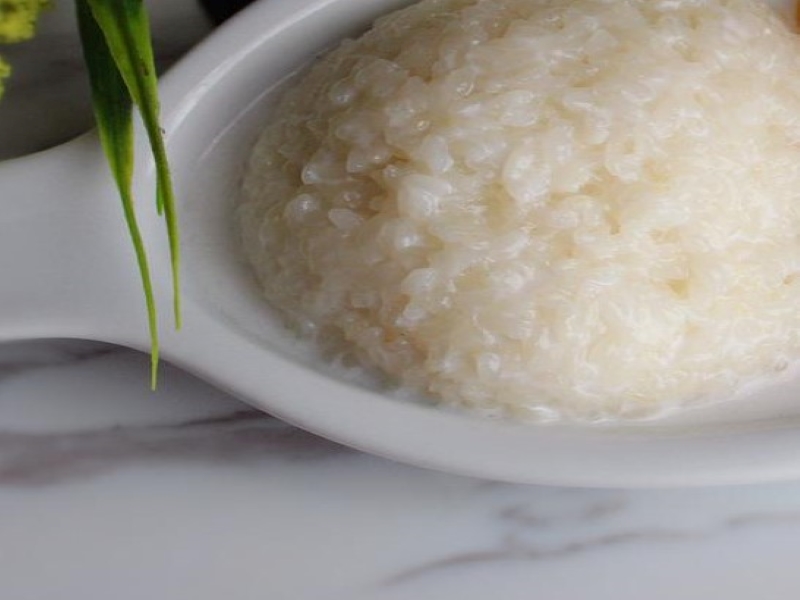 Reheated Leftover Sticky Rice