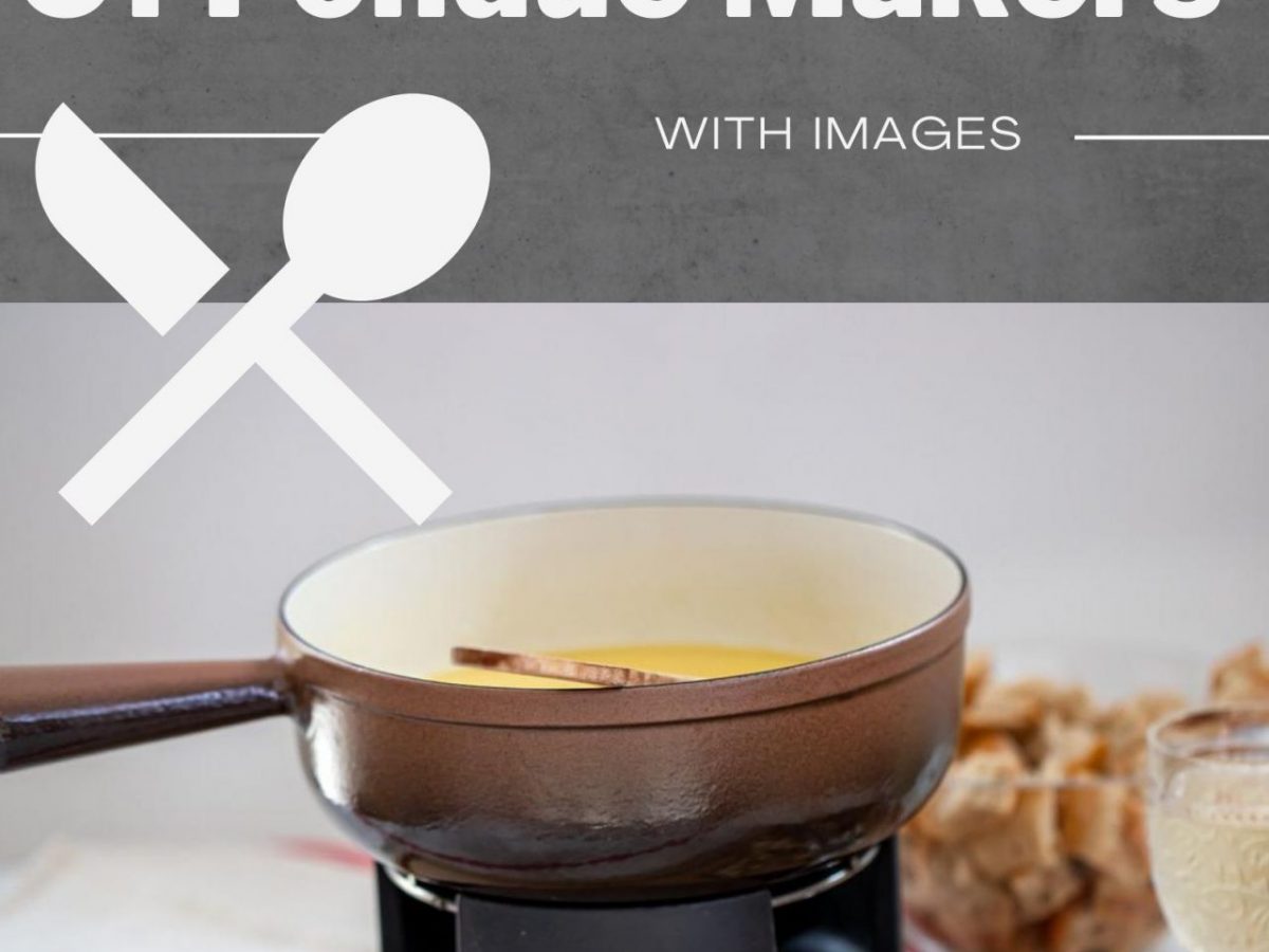 Kusini Electric Fondue Pot Set - Chocolate and Cheese Fondue - Temperature Control, Detachable Serving Trays, & 4 Roasting Forks - Gift Set & Date