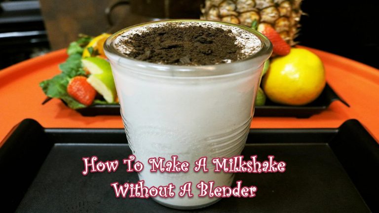 How To Make A Milkshake Without A Blender