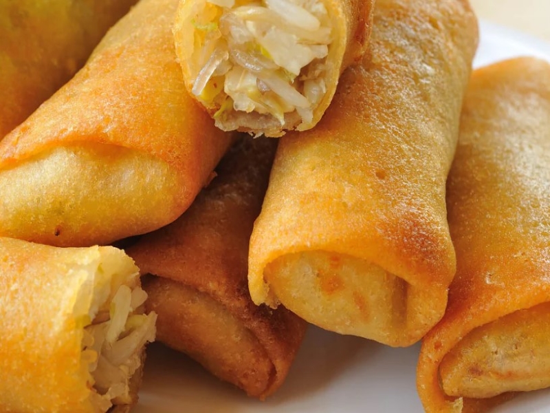 Mashed Potato Egg Rolls