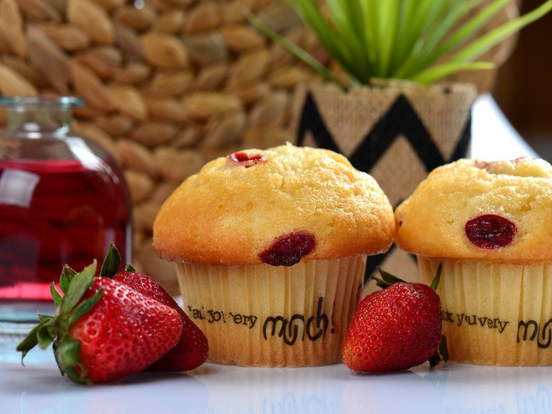 Strawberry Muffin