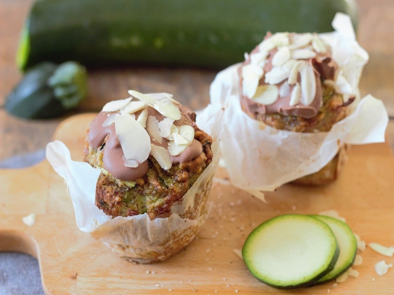 Zucchini Chocolate Chip Muffin