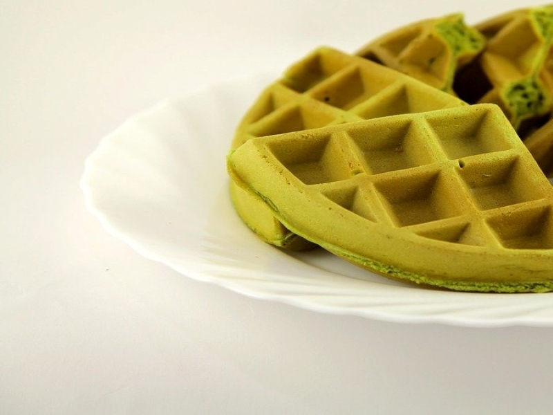 Pandan Waffle