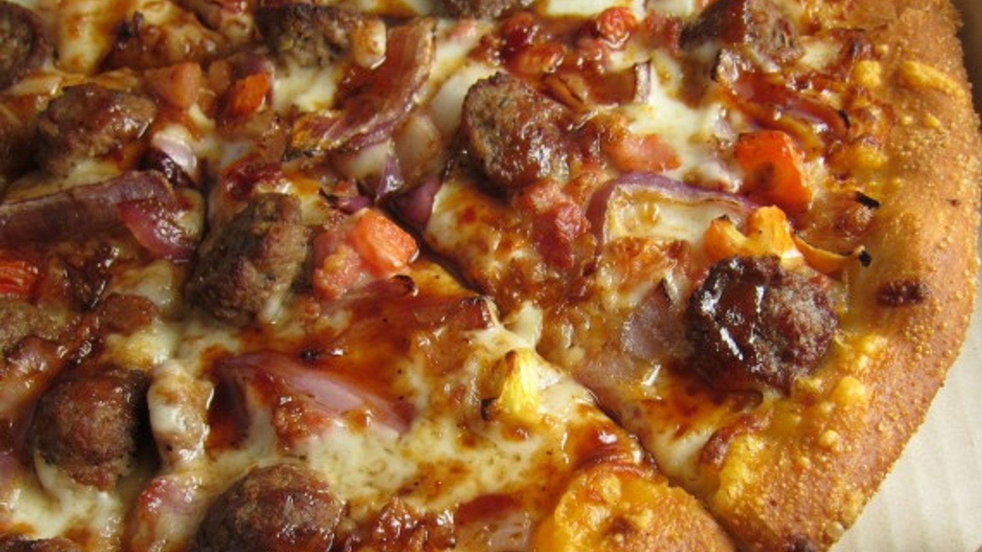 BBQ Bacon Cheeseburger Pizza