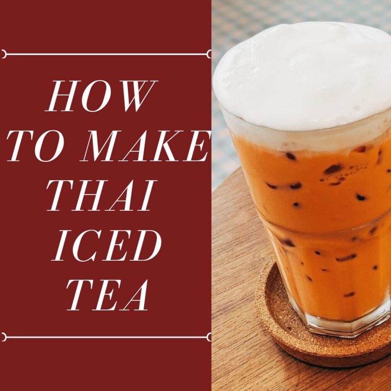 How To Make Thai Iced Tea