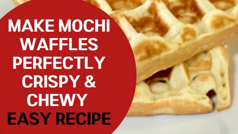 Making Mochi Waffles Perfectly Crispy and Chewy Easy Recipe