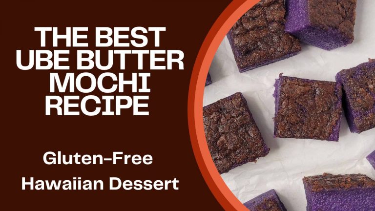 The Best Ube Butter Mochi Recipe Gluten-Free Hawaiian Dessert