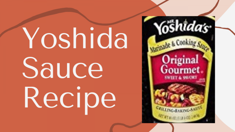How To Make Mr. Yoshida Sauce Marinade For Your Recipe