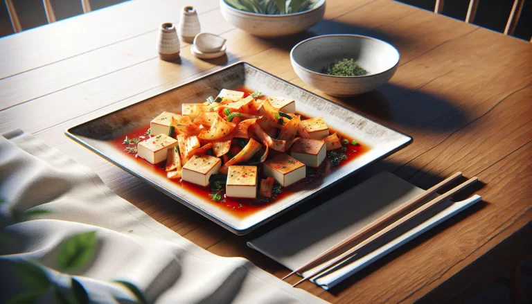 Healthy Homemade Dubu Kimchi Tofu Recipe – Boost Your Nutrition with Stir Fried Kimchi