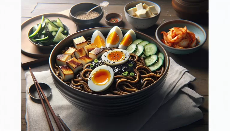Authentic Homemade Jajangmyeon Noodles Recipe and Unique Garnishing Ideas