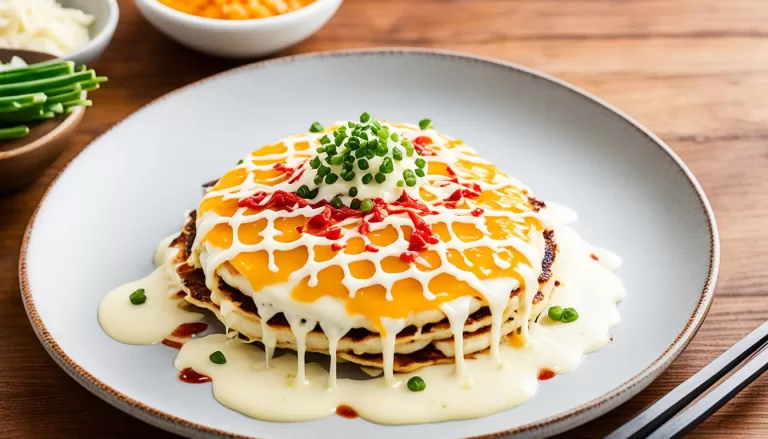 Homemade Japanese Cheese Okonomiyaki Sauce Recipe