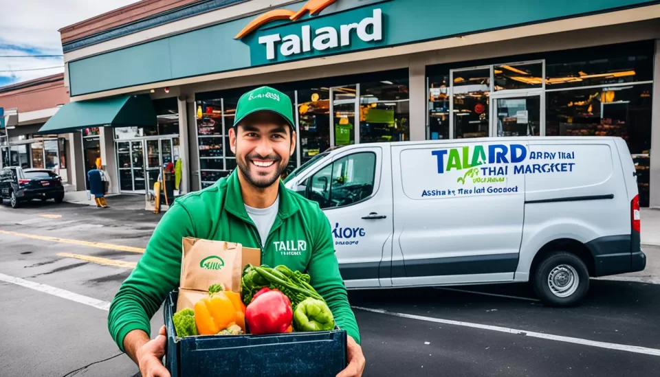 Delivery at Talard Thai Asian Market