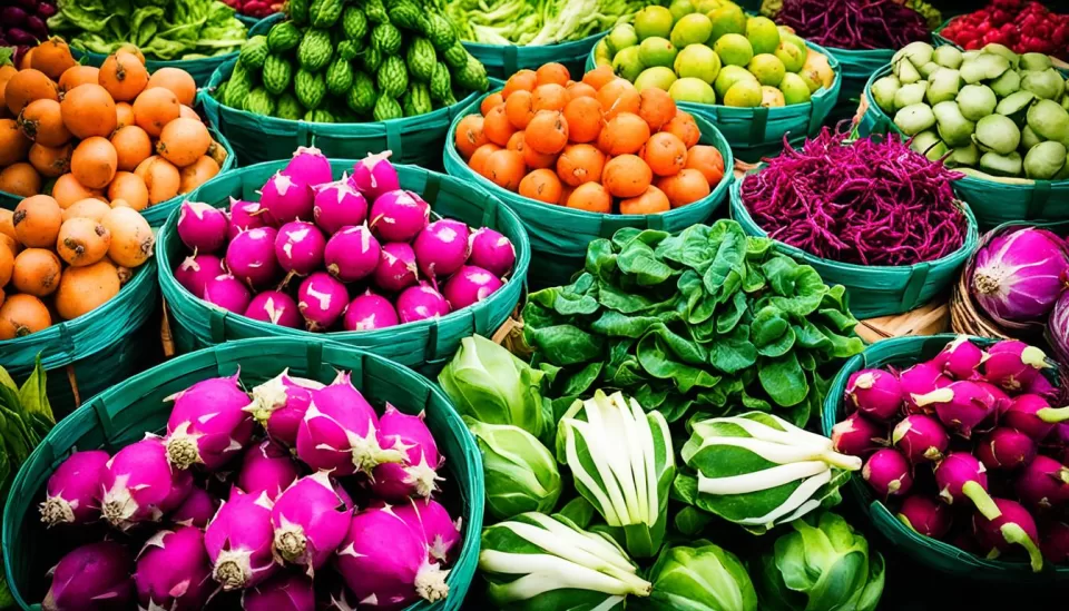 Fresh Produce at MeiHua Market