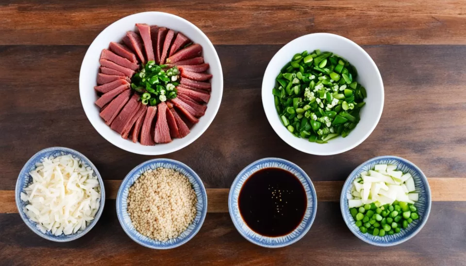 Ingredients for Beijing Beef and Mongolian Beef