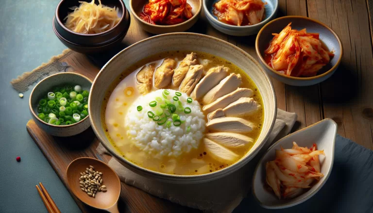 Easy and Nutritious Homemade Dak Gomtang Korean Chicken Soup Recipe