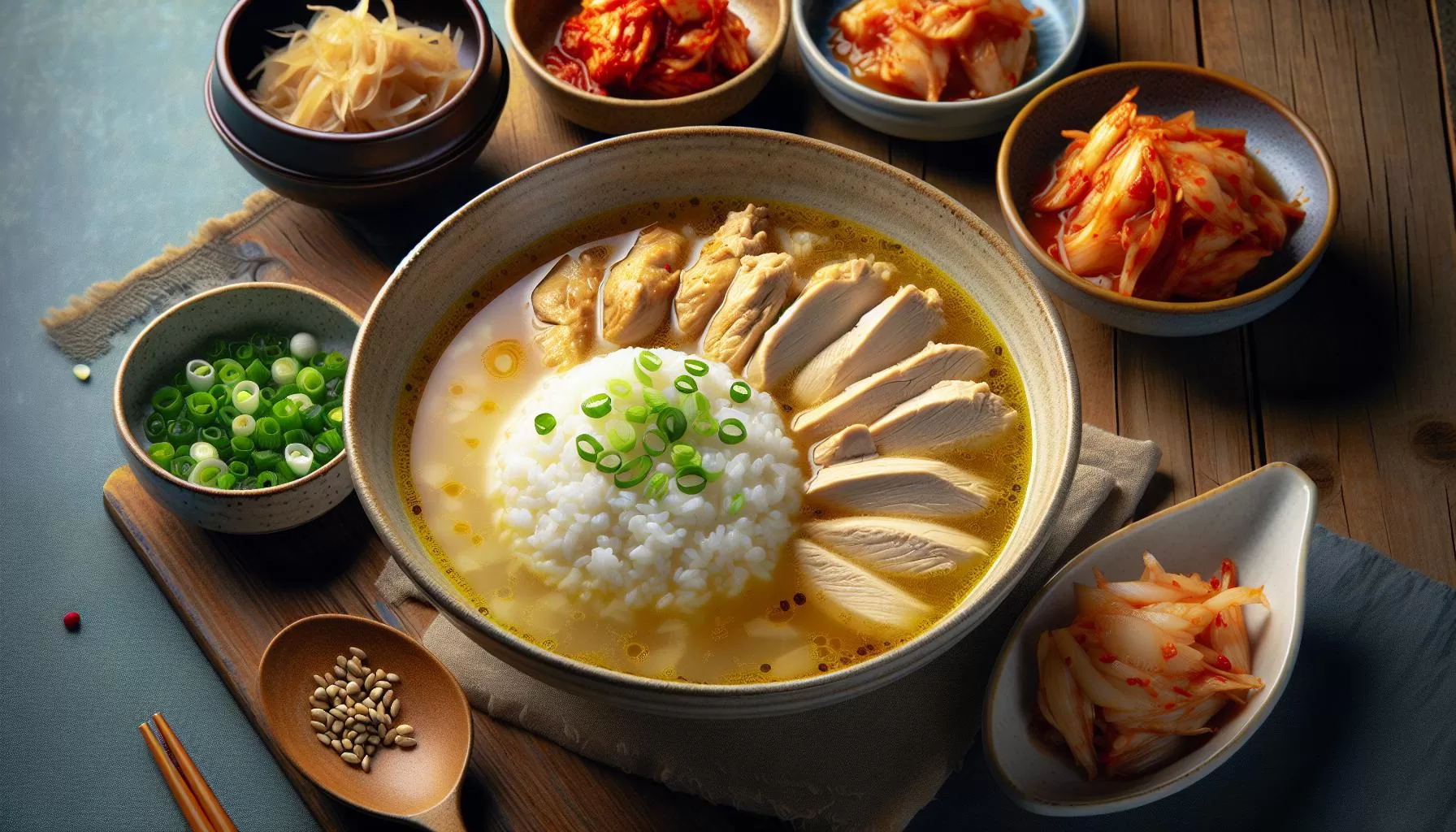 Easy And Nutritious Homemade Dak Gomtang Korean Chicken Soup Recipe
