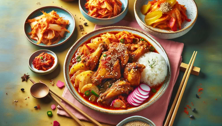 Easy and Nutritious Homemade Dak Doritang Korean Spicy Chicken Stew Recipe