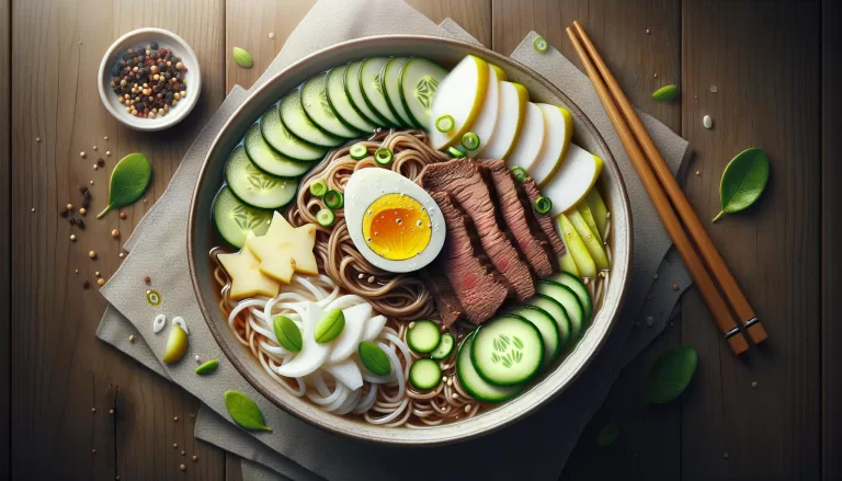 Health Benefits of Homemade Naengmyeon Cold Noodles Recipe
