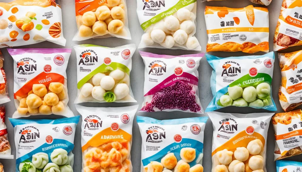 frozen Asian foods