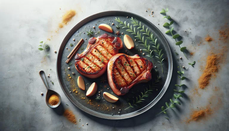 Healthy Homemade Asian Seared Pork Chops – Flavorful Recipe With Turmeric Ginger And Cinnamon