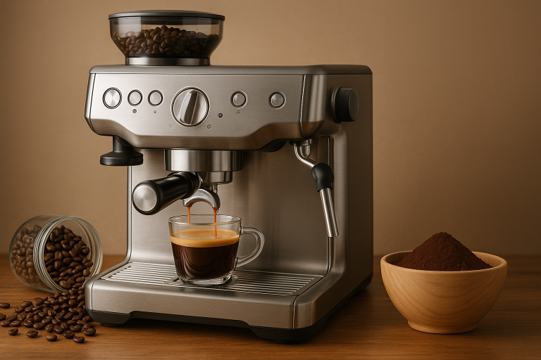 5 Best Espresso Machines with Built-In Grinders