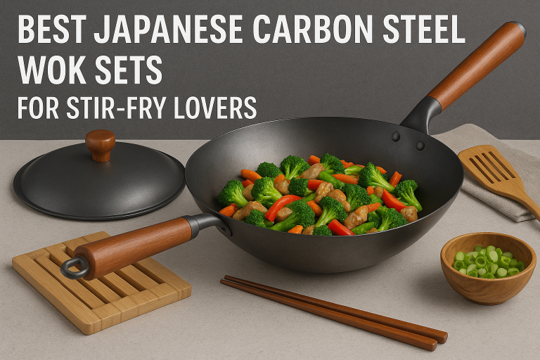 5 Best Carbon Steel Wok Sets for Stir-Fry Lovers