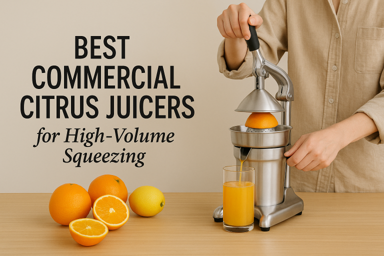 5 Best Commercial Citrus Juicers for High-Volume Squeezing