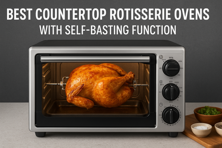 5 Best Countertop Rotisserie Ovens with Self-Basting Function