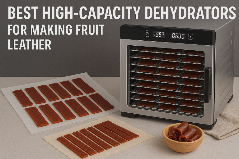 5 Best High-Capacity Dehydrators for Making Fruit Leather
