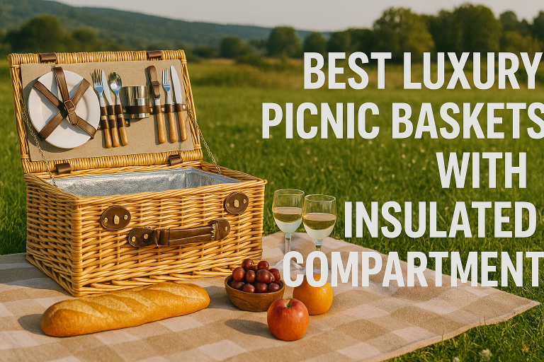 5 Best Luxury Picnic Baskets with Insulated Compartments