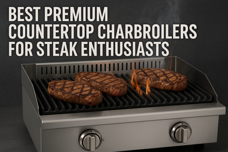 5 Best Premium Countertop Charbroilers for Steak Enthusiasts