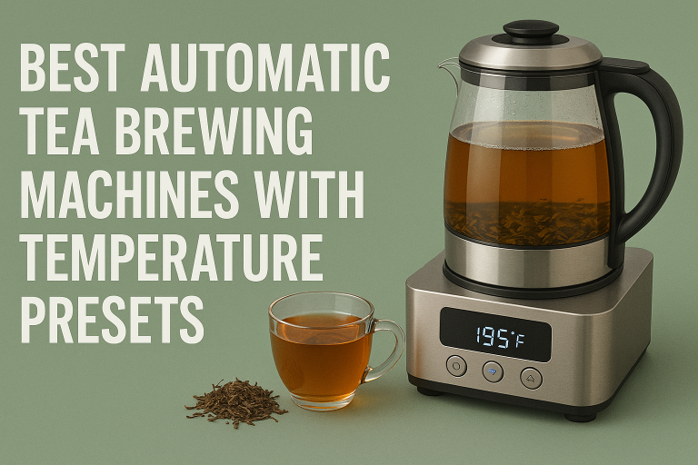 5 Best Automatic Tea Brewing Machines with Temperature Presets