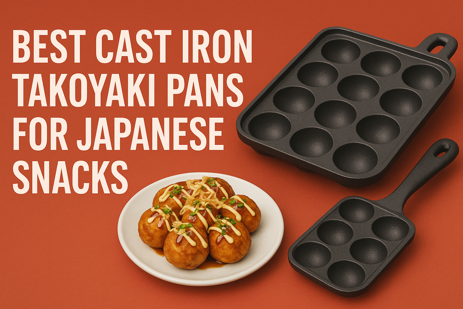 5 Best Cast Iron Takoyaki Pans for Japanese Snacks