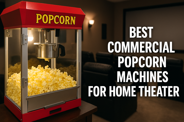 5 Best Commercial Popcorn Machines for Home Theaters