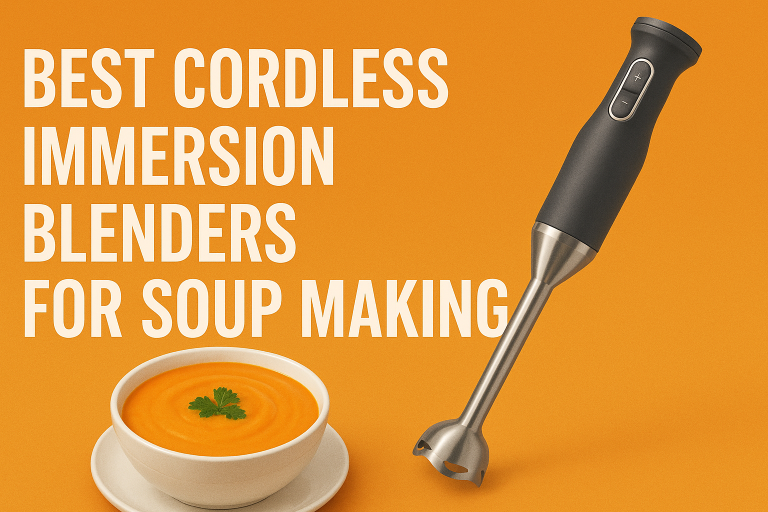 5 Best Cordless Immersion Blenders for Soup Making