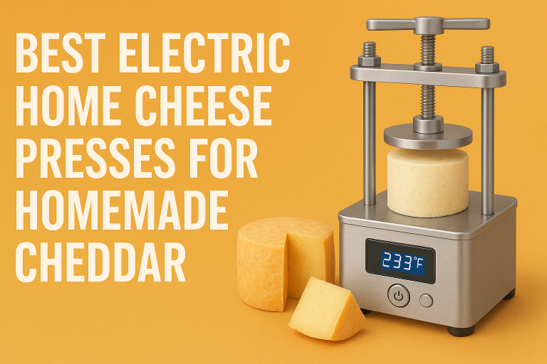5 Best Electric Home Cheese Presses for Homemade Cheddar