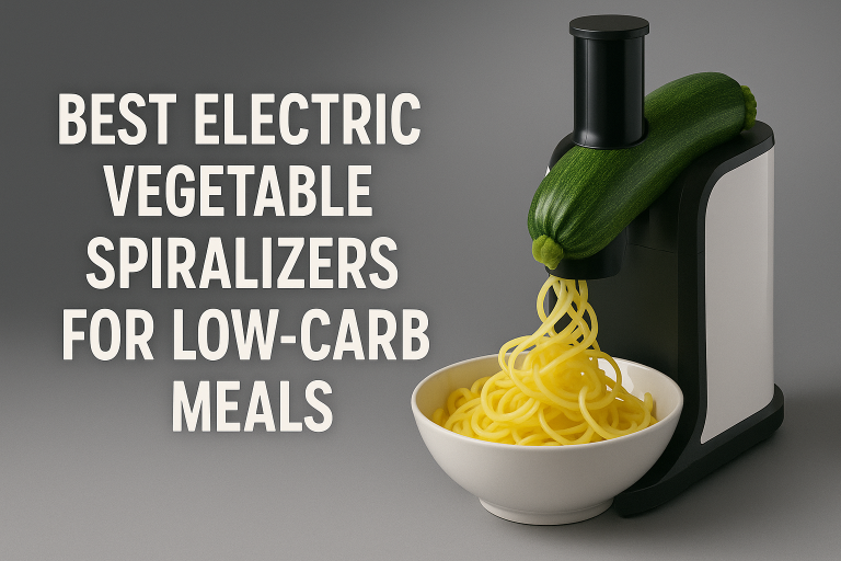 5 Best Electric Vegetable Spiralizers for Low-Carb Meals