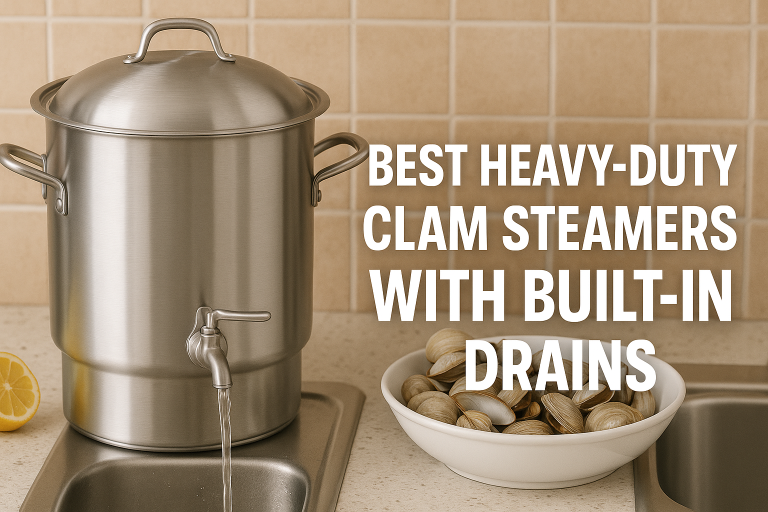 5 Best Deavy-Duty Clam Steamers with Built-in Drains