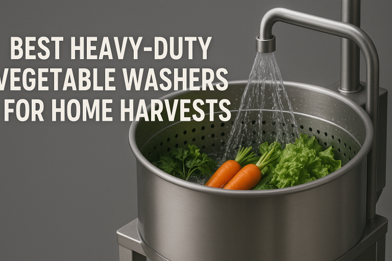 5 Best Heavy-Duty Vegetable Washers for Home Harvests