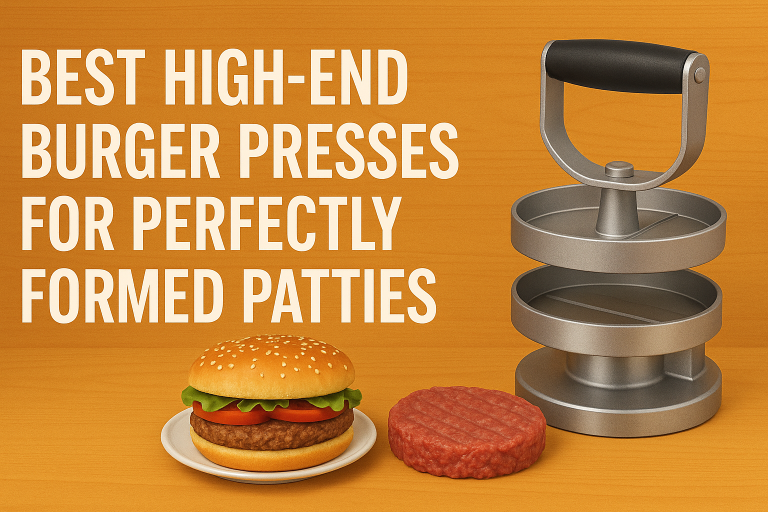 5 Best High-End Burger Presses for Perfectly Formed Patties