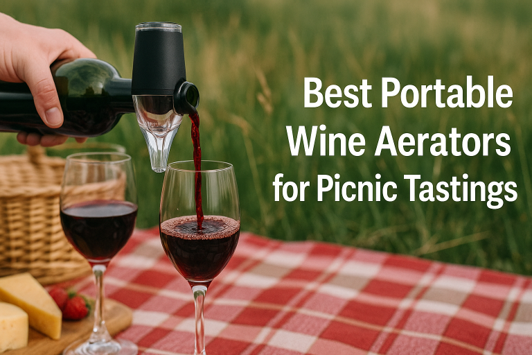 5 Best Portable Wine Aerators for Picnic Tastings