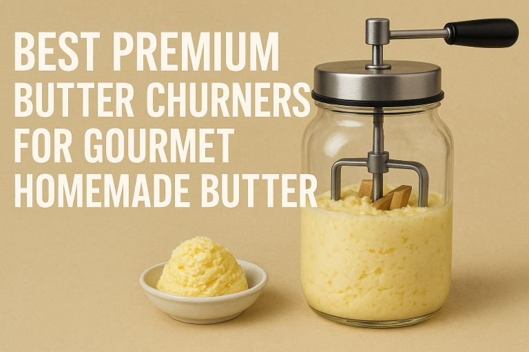 5 Best Premium Butter Churners for Gourmet Homemade Butter