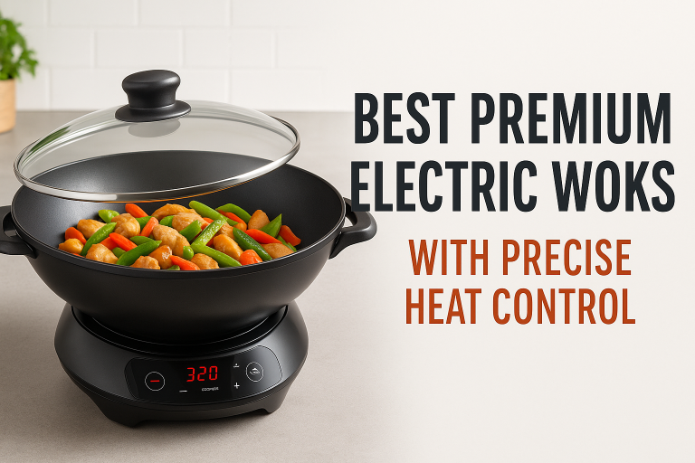 5 Best Premium Electric Woks with Precise Heat Control