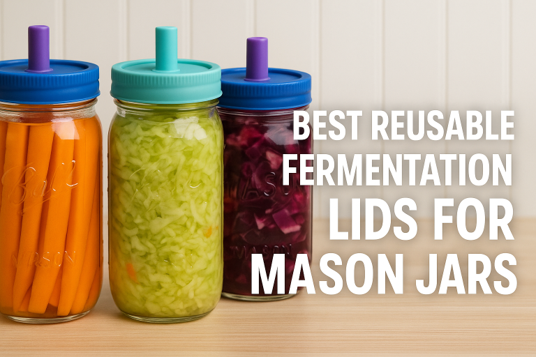 5 Best Reusable Fermentation Lids for Mason Jars